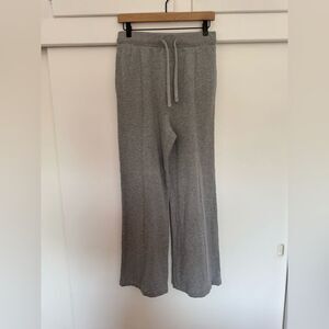 Carbon38 Gray Wide Leg Sweatpants Small